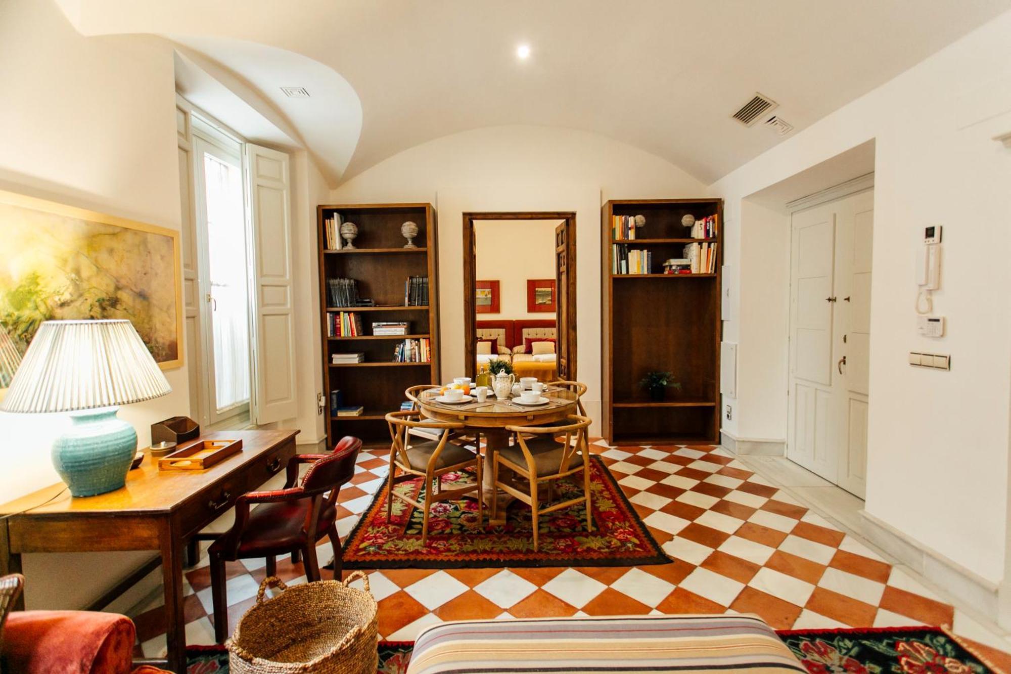 세비야 Casa Patio Del Siglo XIX 아파트 호텔 객실 사진