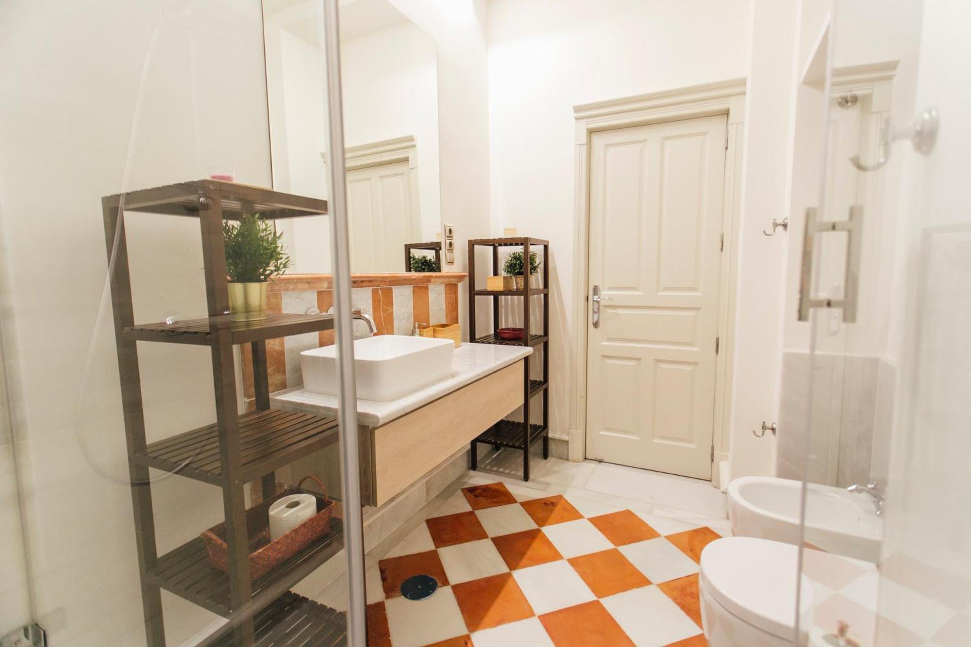 세비야 Casa Patio Del Siglo XIX 아파트 호텔 객실 사진