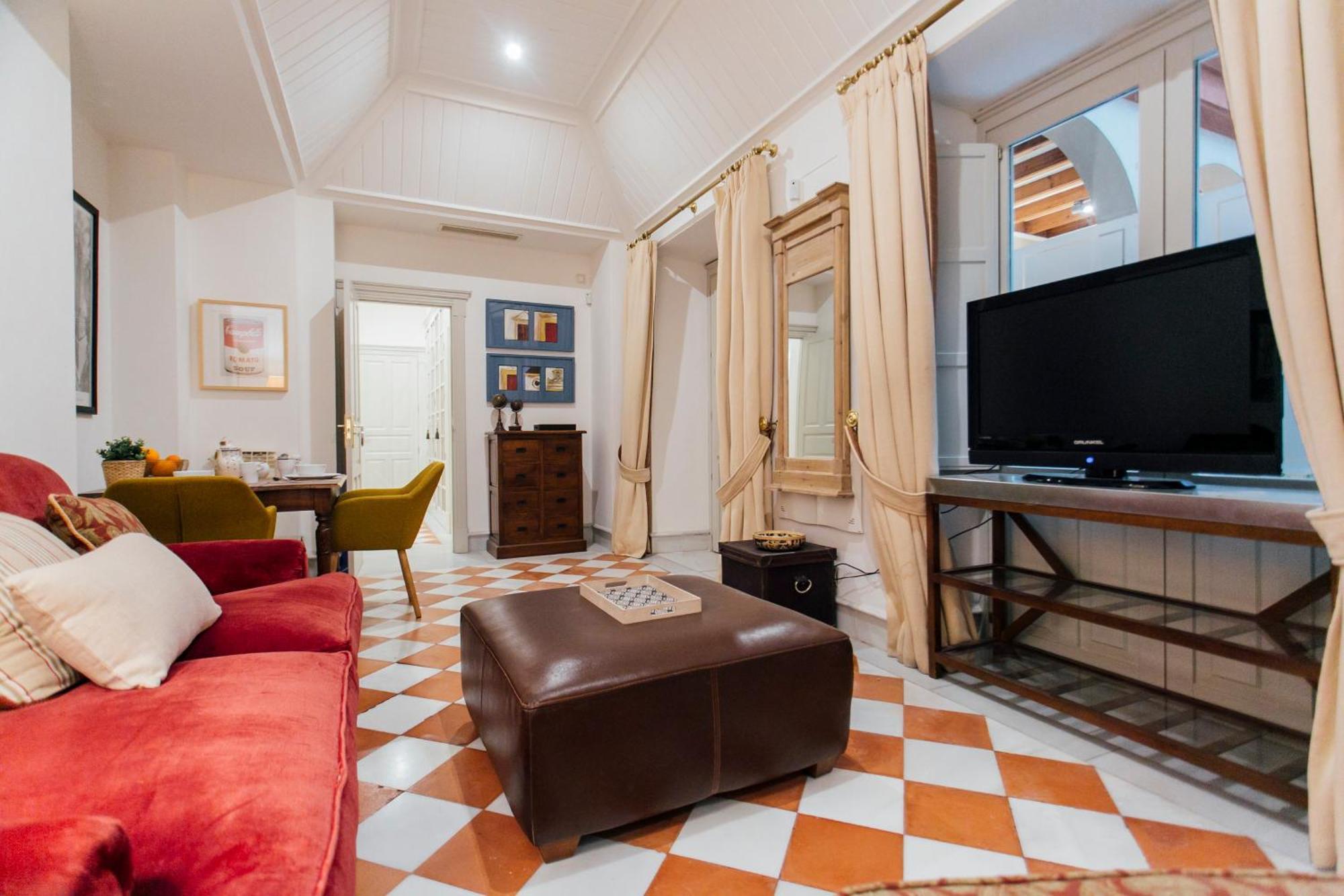 세비야 Casa Patio Del Siglo XIX 아파트 호텔 객실 사진
