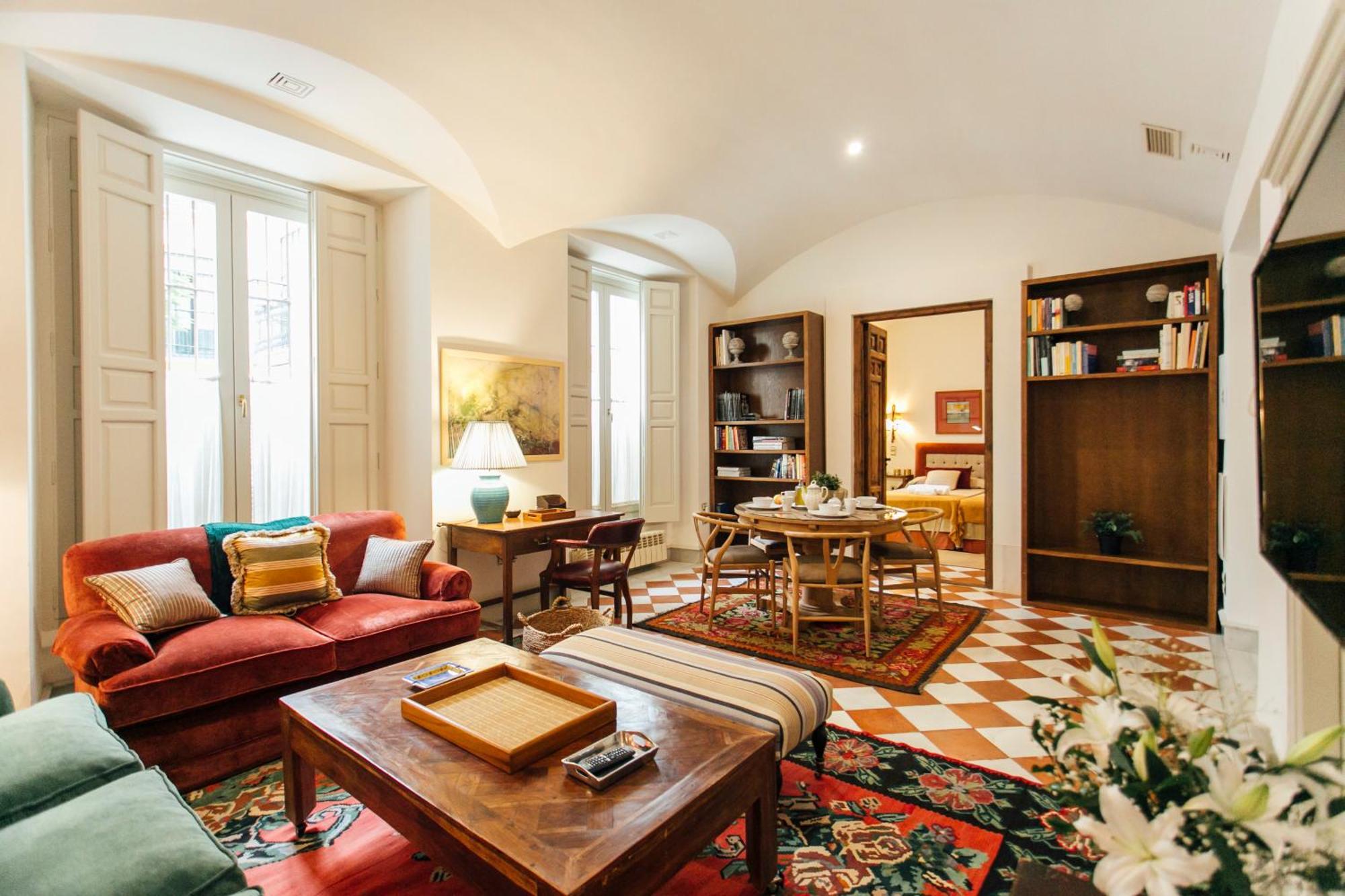 세비야 Casa Patio Del Siglo XIX 아파트 호텔 객실 사진